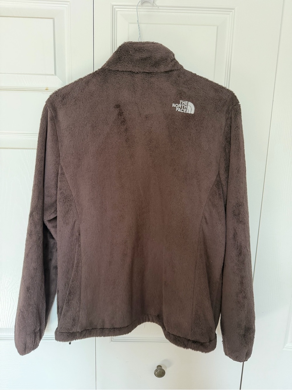 The North Face Dark Brown Plush Fleece Jacket - Picture 3 of 3